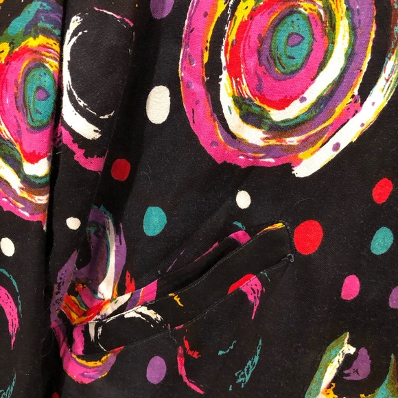 Fabulous Vintage 80s Zip Up Jacket Size L - Picture 2 of 6